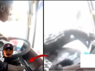 Video of a Man with one hand chopped off Driving Trotro Causes Commotion Online -[WATCH VIDEO]