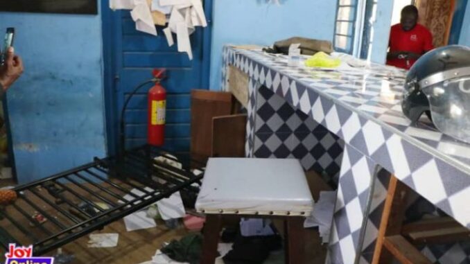 New PHOTOS of Inside MEPE Police Station The Western Togolander Attacked Cause Uproar -[SEE PHOTOS]