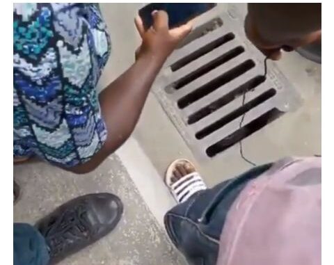 HEARTBREAKING As Man Trapped In Sealed Manhole; Cries For Help -[WATCH VIDEO]
