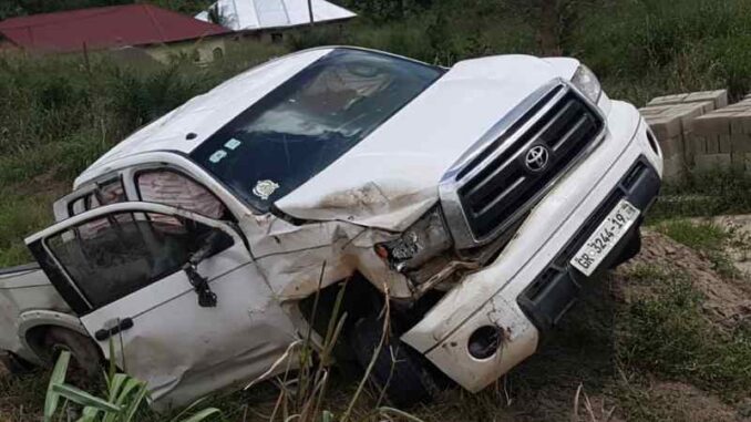 Breaking News: Vehicle In Presidential Convoy Involved In An Accident, 4 Soldiers Injured – WATCH VIDEO