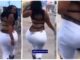 Internet Tensioned As a Lady Uses Her Tundra B0rt0s To Lure People to Church; Watch Viral Vide0