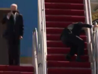6055030ca4f05 US President Joe Biden Trips and Falls Thrice While Climbing Air Force One Stairs Airplane ; Attracts Worldwide Attention as Video Goes Viral -WATCH