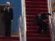 6055030ca4f05 US President Joe Biden Trips and Falls Thrice While Climbing Air Force One Stairs Airplane ; Attracts Worldwide Attention as Video Goes Viral -WATCH