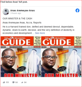 adu b JUST IN: Anas Exposes Deputy Finance Minister, Charles Adu Boahen in Latest Undercover Documentary -WATCH
