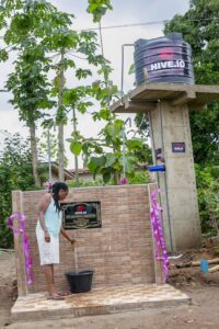 Good News: Hive Blockchain Gifts Agona Asamang Borehole on World Water Day -PHOTOS